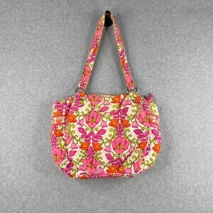 Vera Bradley Colorful Hand Bag Purse Floral Bright Top Handle Spring Time Ladies